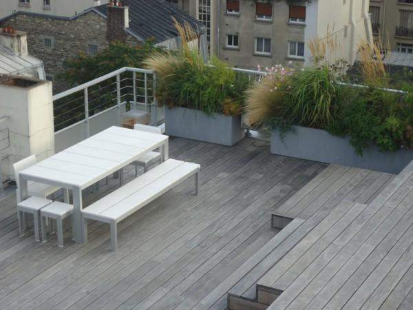 Aménagement de balcons en bois Paris
