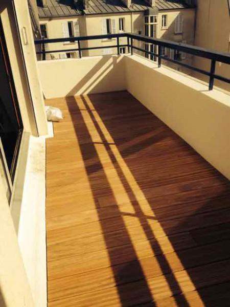 Aménagement de balcons en bois Paris