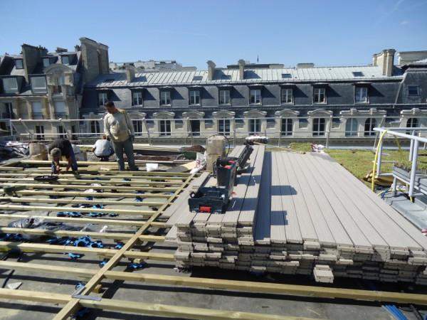 Des professionnels de l’aménagement extérieur en bois à Paris