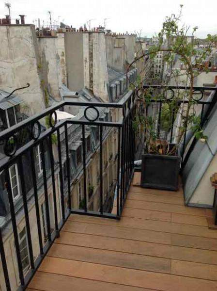 Aménagement de balcons en bois Paris